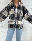 The Neutral Patchwork Sherpa (L)