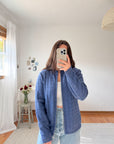 The Blue Haze Zip Up Cardigan (M)