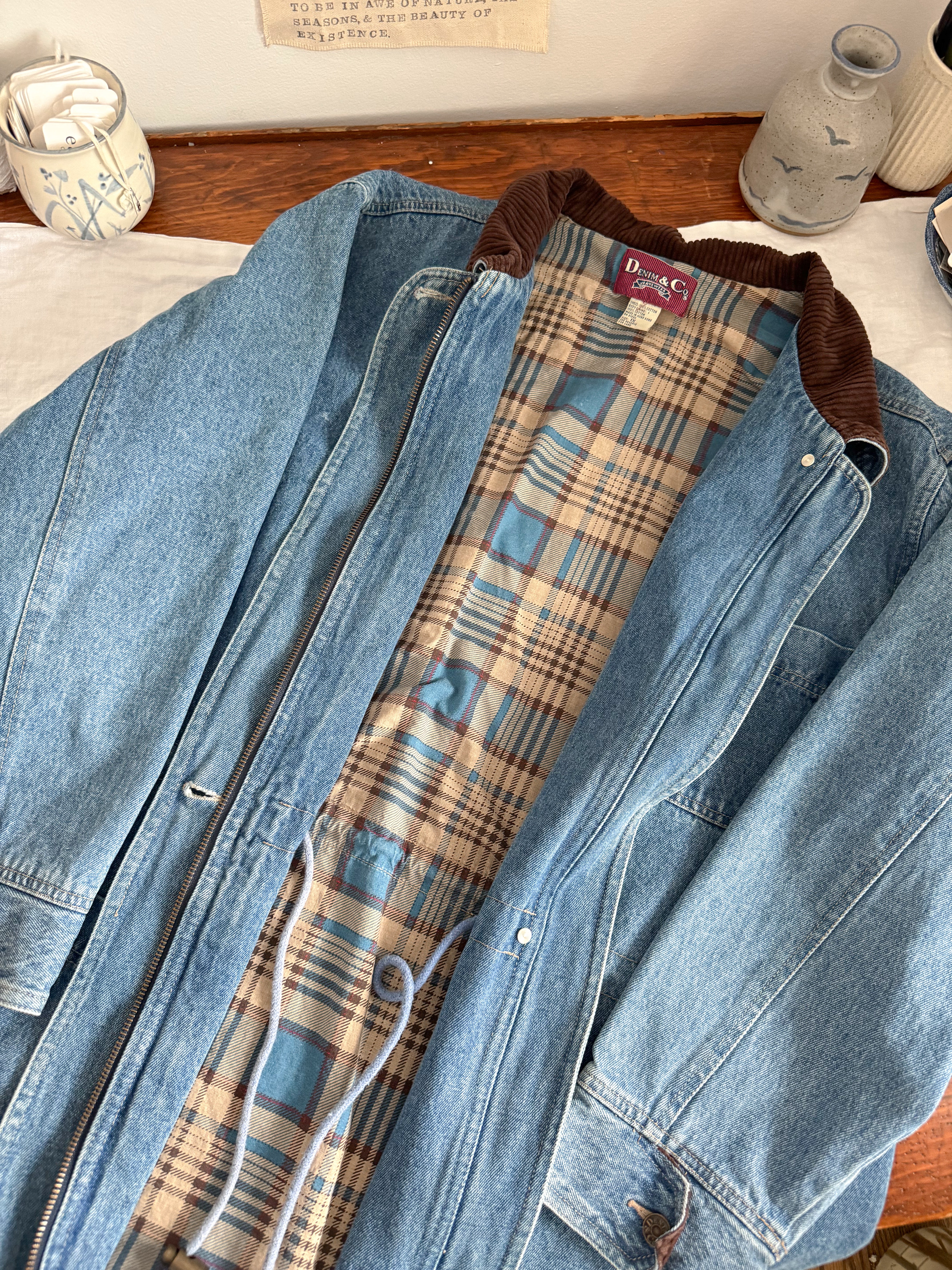 The Denim Chore Coat (1x)