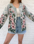 The Floral Hummingbird Tapestry Jacket (M)