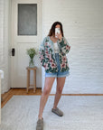 The Floral Hummingbird Tapestry Jacket (M)