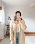 The Cable Knit Cardigan/ Dress (M)