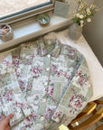 The Floral Reversible Quilted Jacket (M)