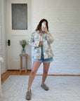 The Floral Reversible Quilted Jacket (M)