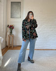 The Groovy Black Tapestry Jacket (XL)