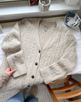 The Oat Braided Cable Knit Cardi (XXL)