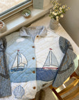 The Reversible Quilted Sailor Jacket (XL)