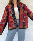 The Abstract Autumn Tapestry Jacket (XL)