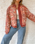 The Pumpkin Spice Quilted Jacket (XS)