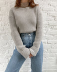 The Grey Ribbed Sweater (XXL)