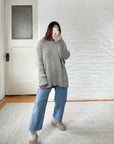 The Grey Ribbed Sweater (XXL)