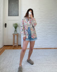 The Tropical Floral Button Up (M)