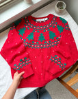 The Fair Isle Christmas Tree Sweater (L)