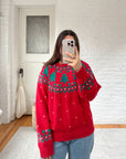 The Fair Isle Christmas Tree Sweater (L)