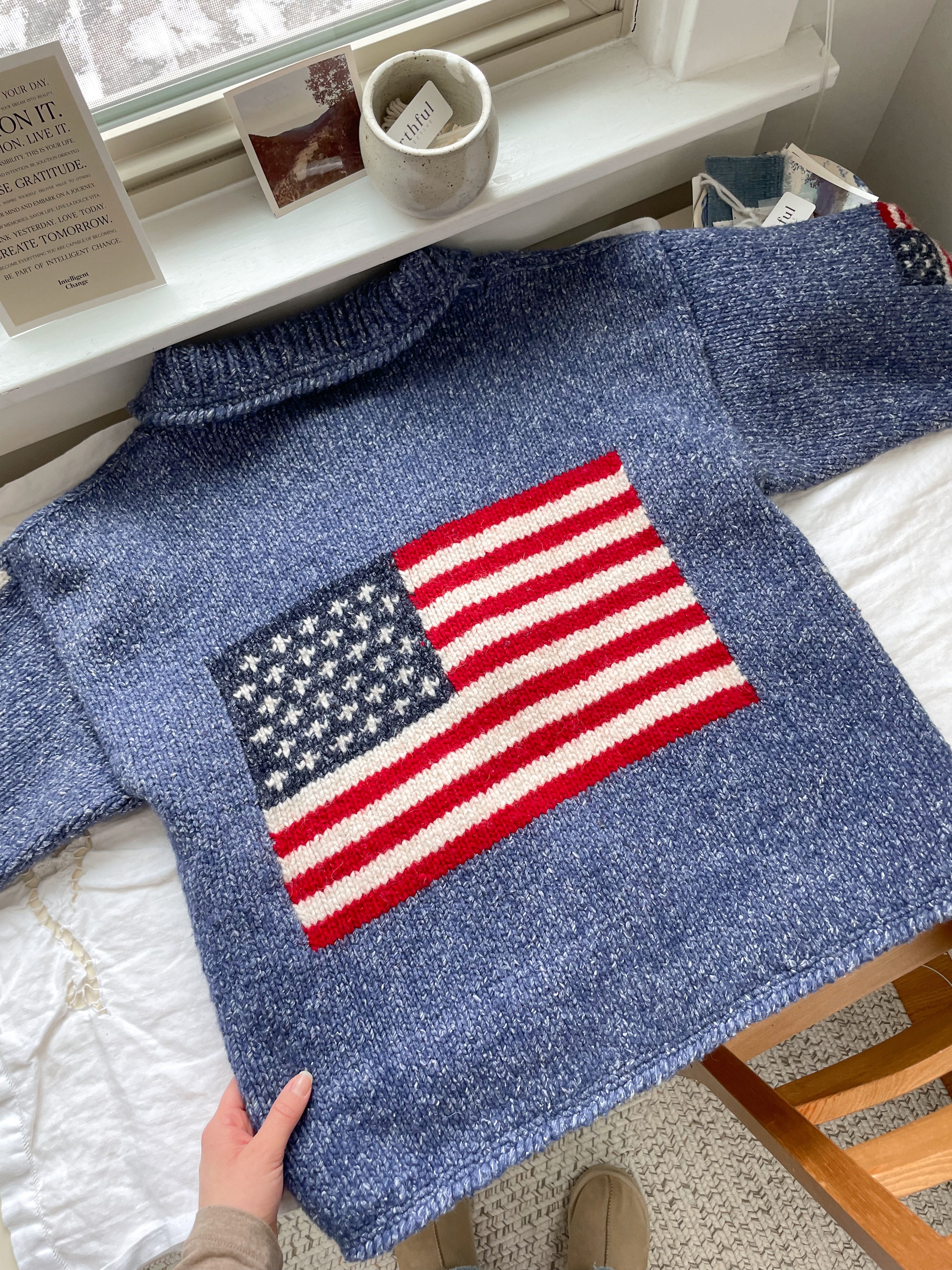 The America Knit Zip Up (M)