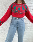 The Fair Isle Christmas Tree Sweater (L)