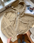 The Cornstalk Corduroy Zip Up (L)