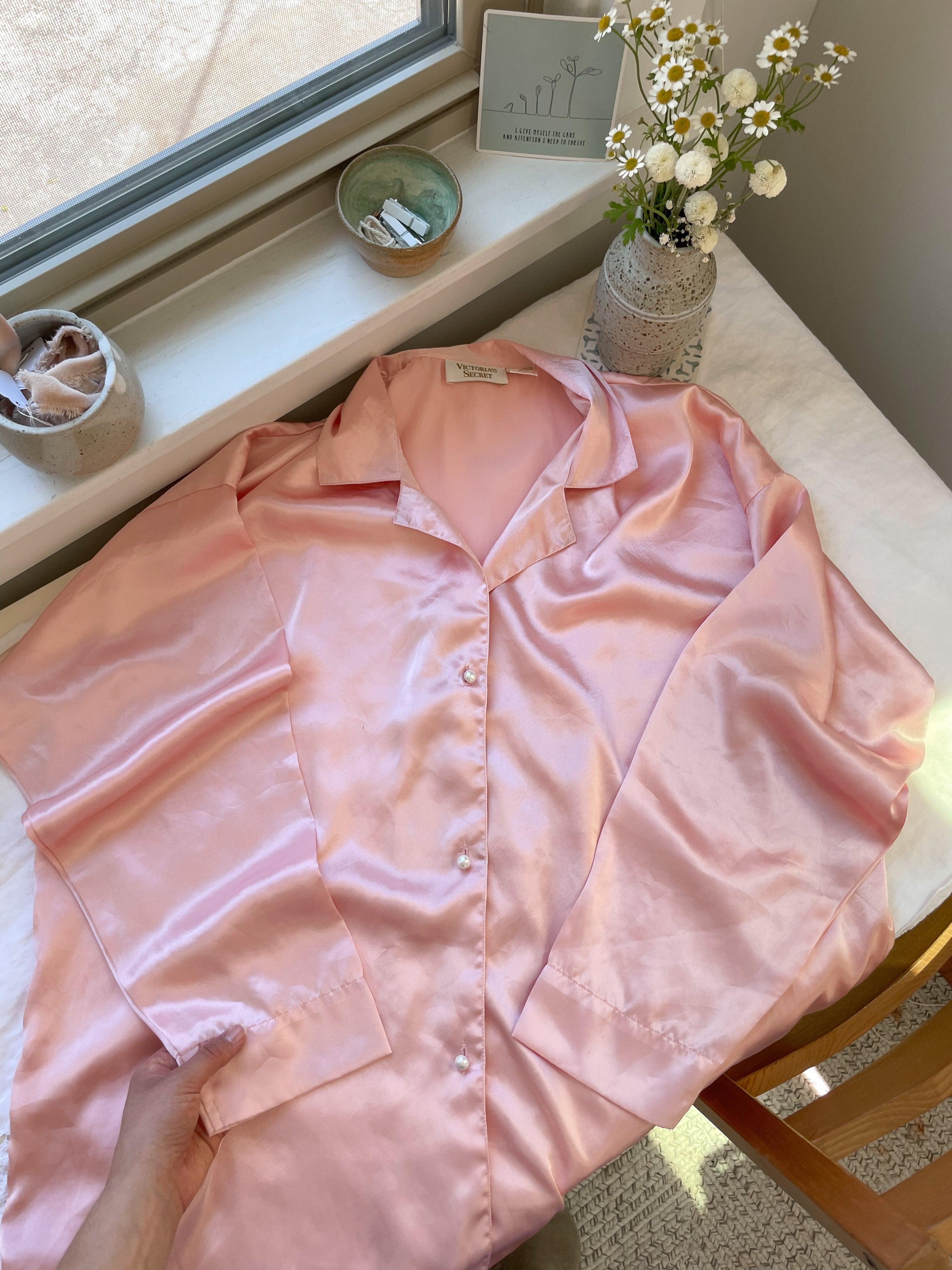 The Silky Pink Robe (M/L)