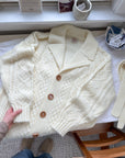 The French Vanilla Collared Cardi (L)