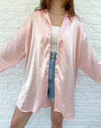 The Silky Pink Robe (M/L)