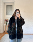 The Fuzzy Black Pinecone Fleece (XL)