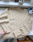 The Chevron Wheatgrass Sweater