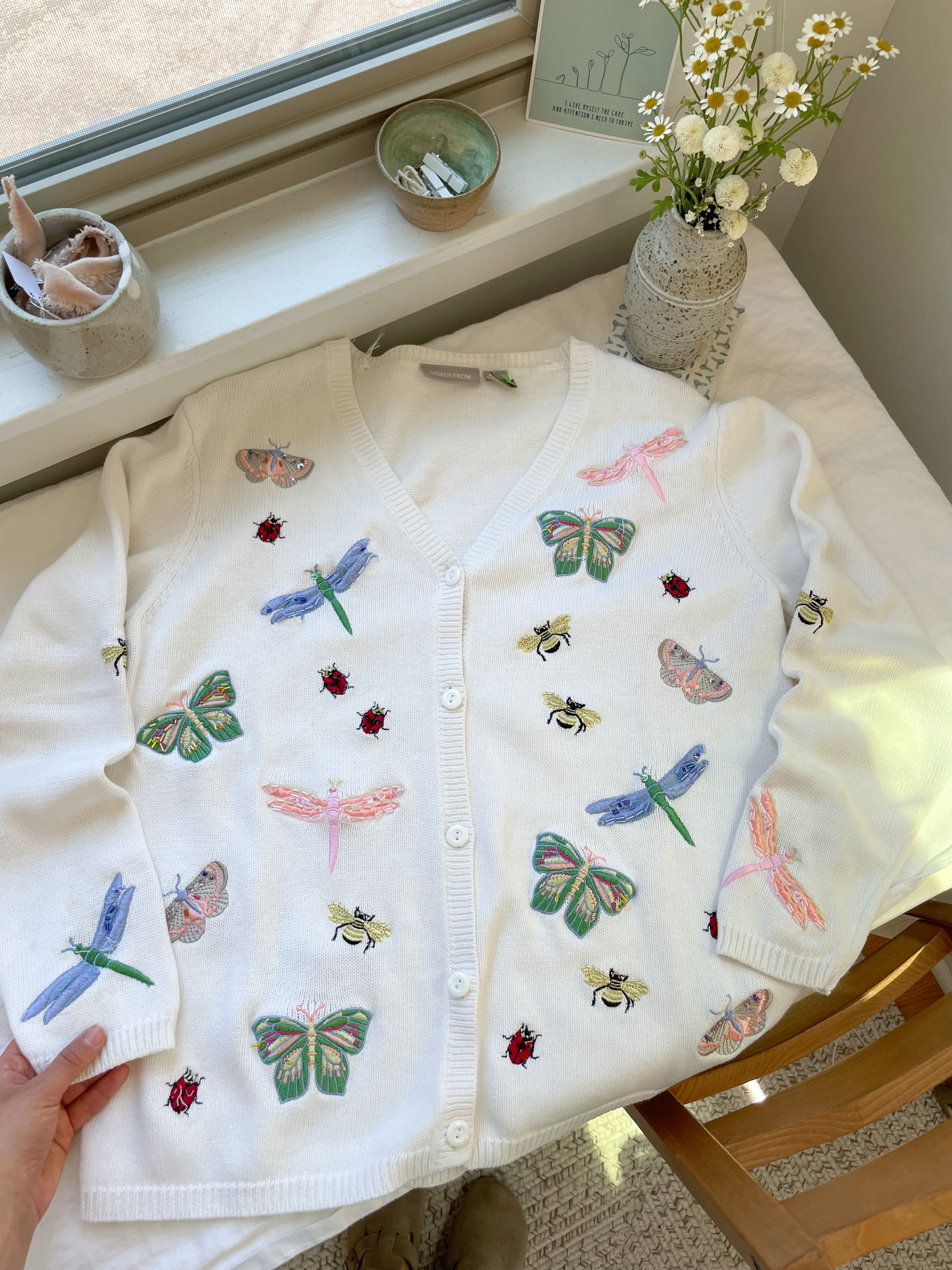 The Nana Butterfly Cardigan (M)