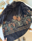 The Fuzzy Black Pinecone Fleece (XL)