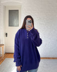 The Purple Henley Sweater (XL)