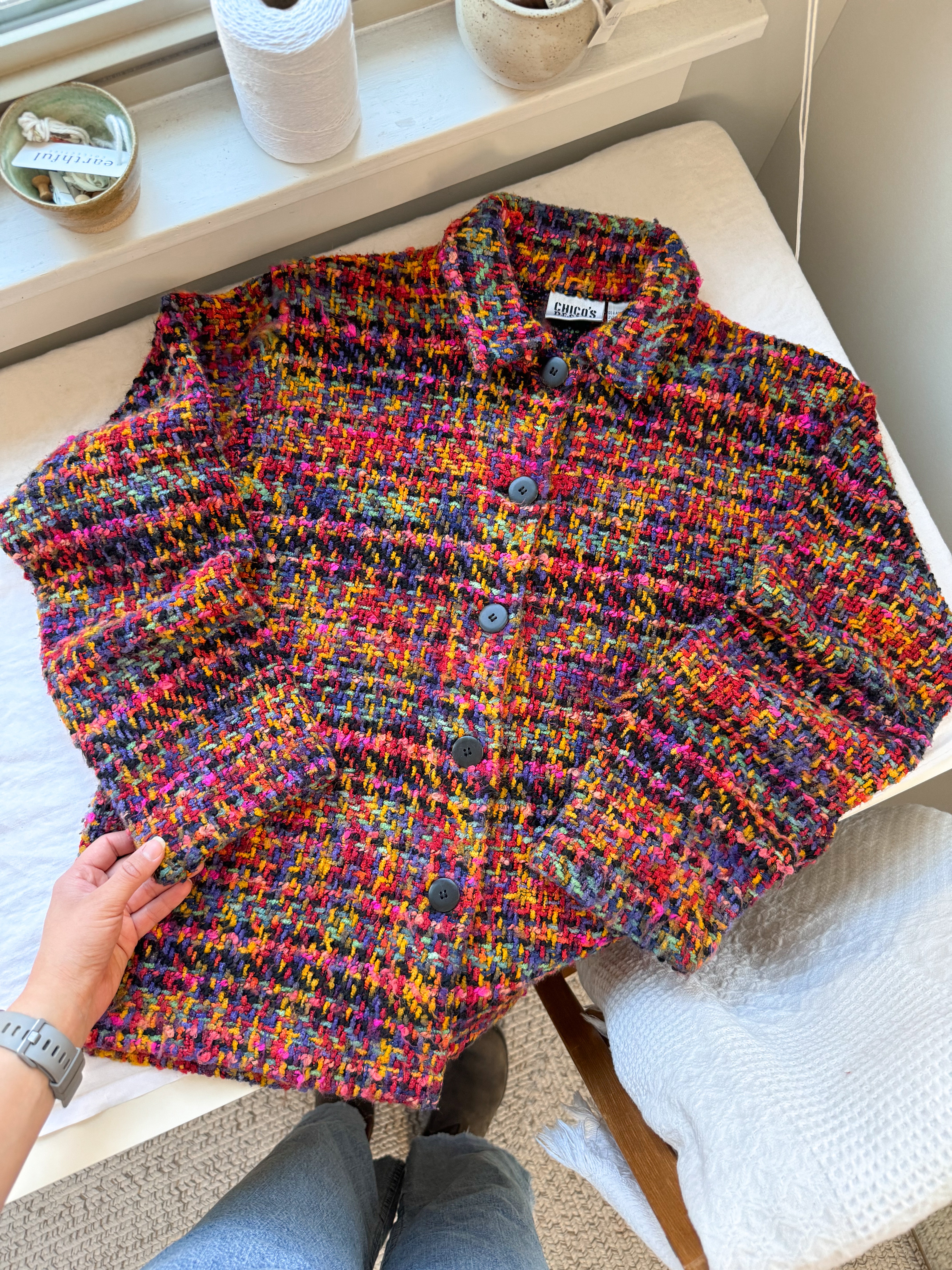 The Multicolor Confetti Jacket (L)