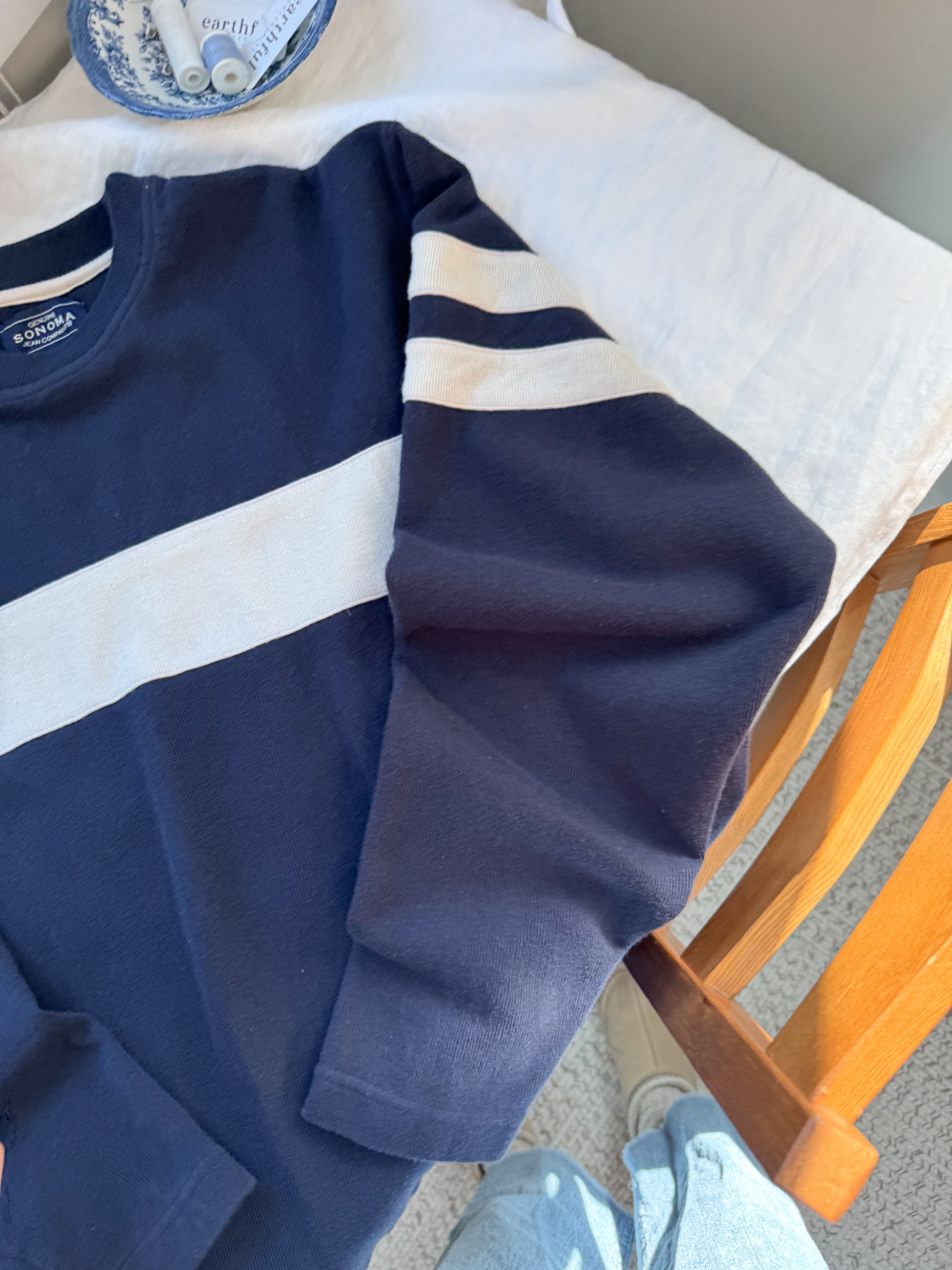The Cozy Chest Stripe Long Sleeve (XL)
