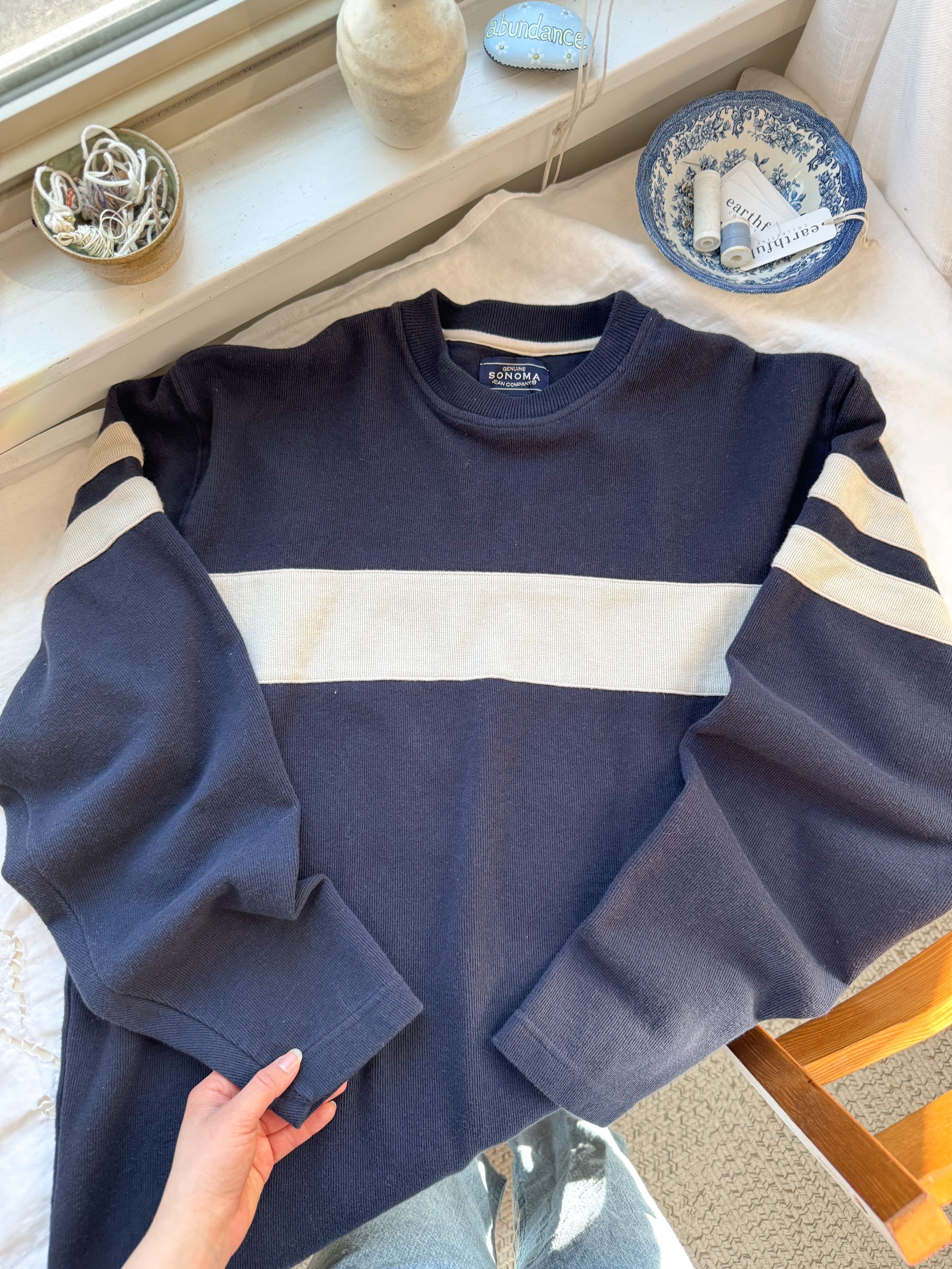 The Cozy Chest Stripe Long Sleeve (XL)