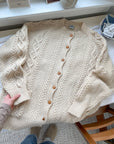 The Woodsy Cable Knit Cardigan (L)