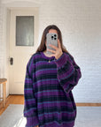 The Purple Striped Sweater (XL)