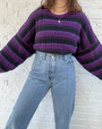 The Purple Striped Sweater (XL)