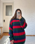 The Thick Stripe Edgy Sweater (L)