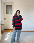 The Thick Stripe Edgy Sweater (L)