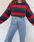 The Thick Stripe Edgy Sweater (L)