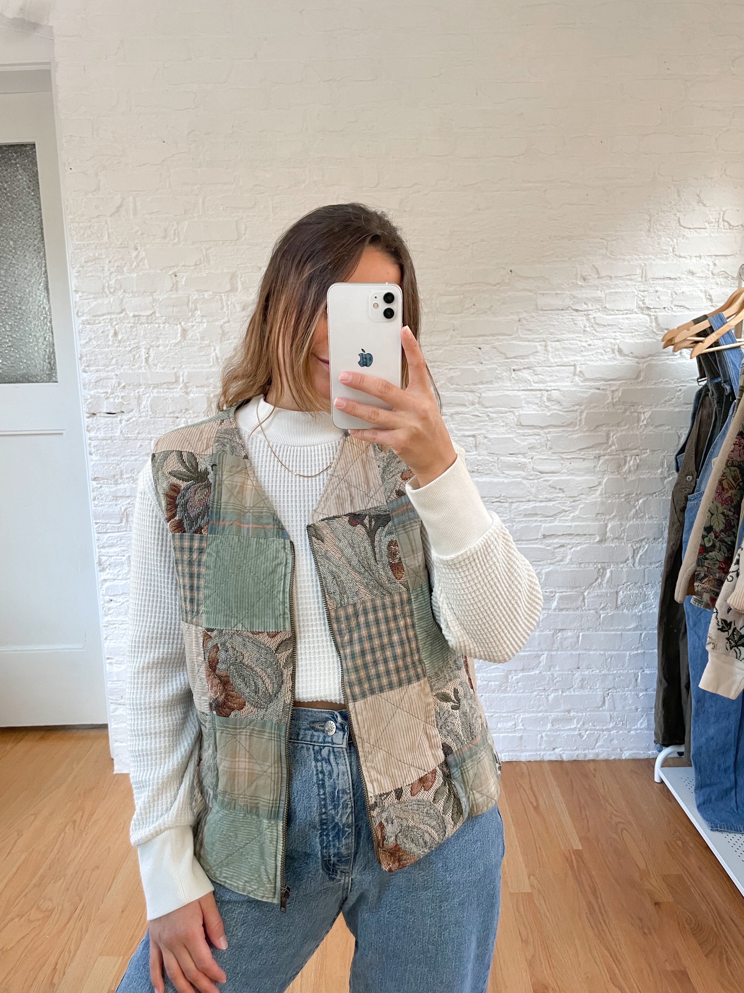 The Patchwork Picnic Vest (M)