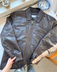 The Cedar Leather Jacket (XL)