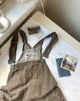 The Leafy Linen Overalls (M)