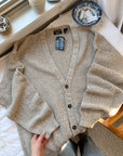 The Cozy Oat Grandpa Cardigan (XL)