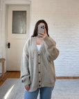 The Cozy Oat Grandpa Cardigan (XL)