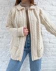 The Grandmacore Cable Knit Cardi (L)