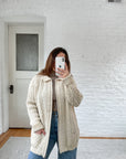 The Grandmacore Cable Knit Cardi (L)