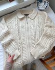 The Grandmacore Cable Knit Cardi (L)