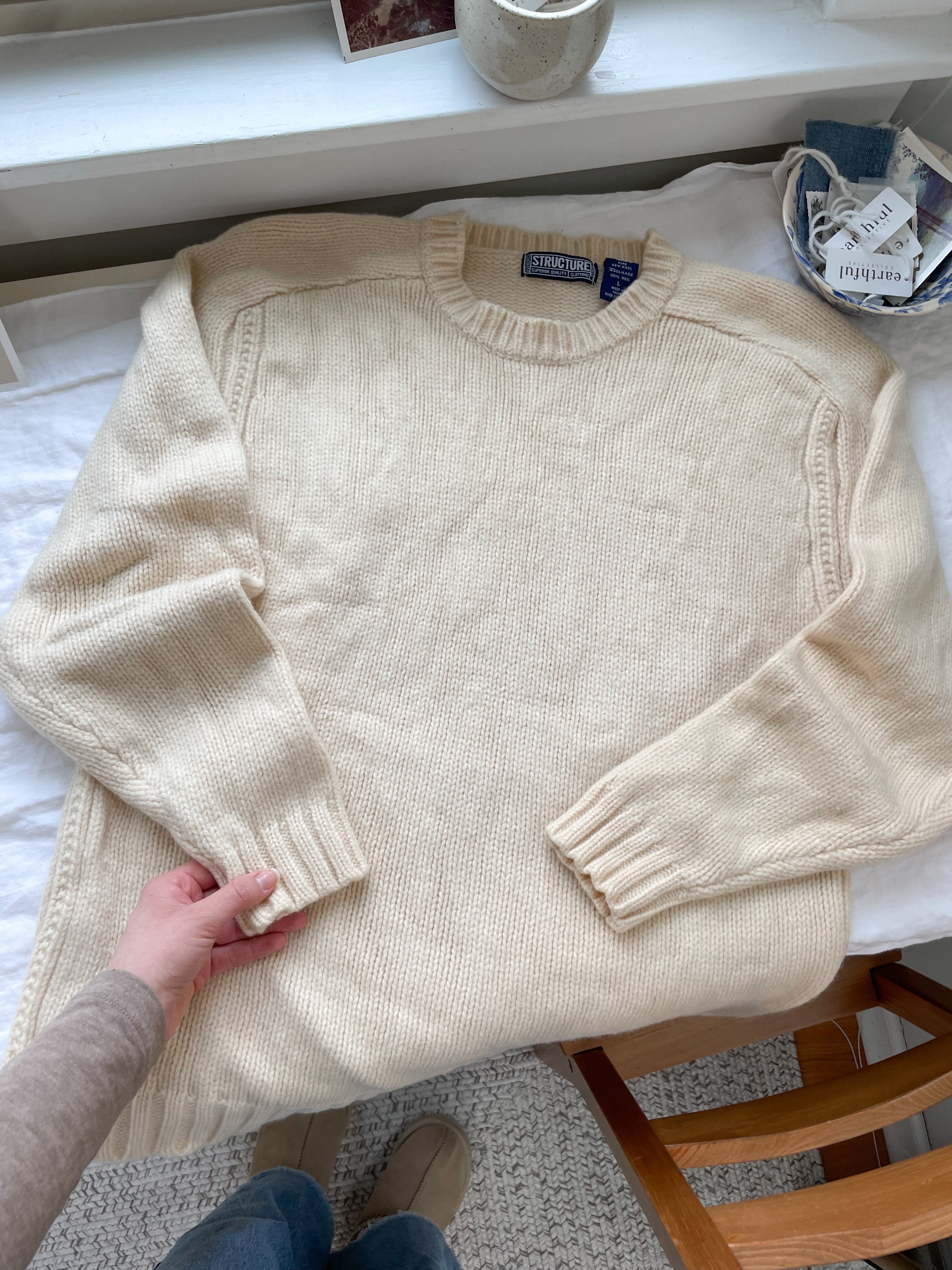 The Buttercream Knit Sweater (M)