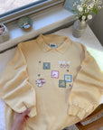 The Yellow Collared Garden Crewneck (M)