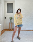 The Yellow Collared Garden Crewneck (M)