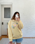 The Yellow Collared Garden Crewneck (M)